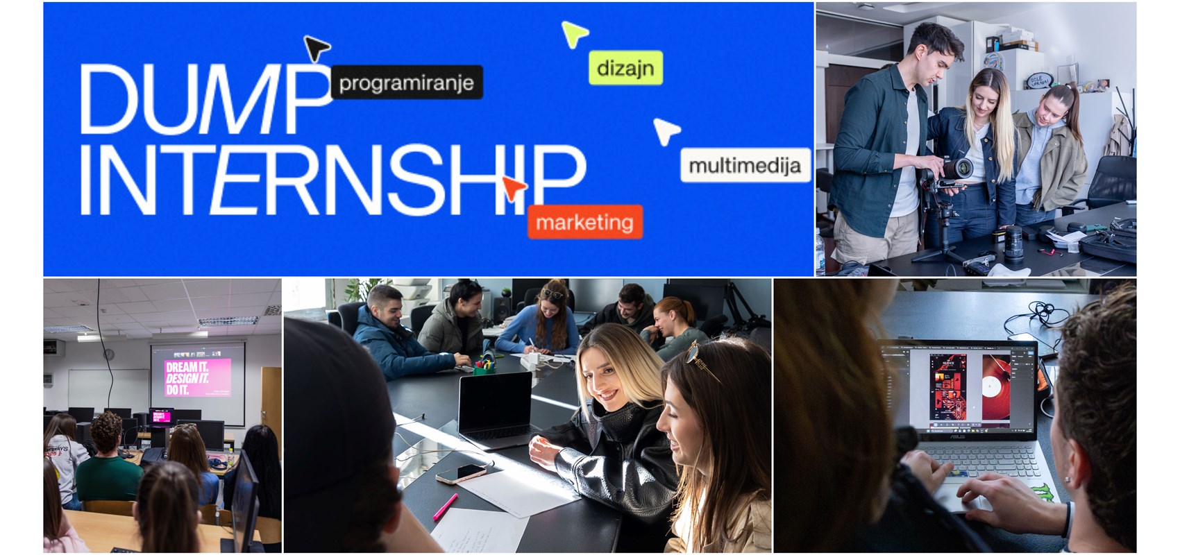 DUMP Internship ponovno otvara prijave: Šest mjeseci praktičnog učenja i rada na projektima